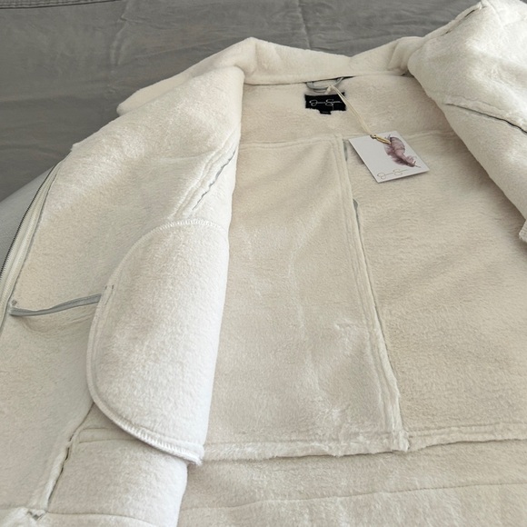 Jessica Simpson Metallic Jacket with Cream Trim Size XL. - Picture 12 of 15